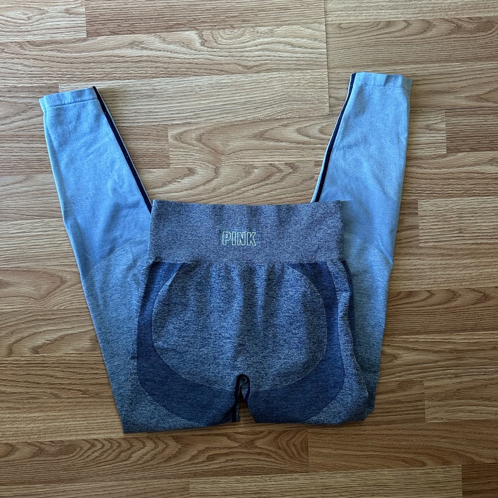 PINK Victoria's Secret ombré Blue Leggings